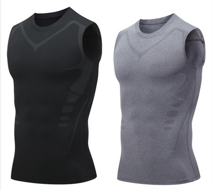 💪 Slimoly® Ion Shaping Vest – Kompresjon og kjøling – Shaping Ermeløs – Usynlig under klær 🕶️