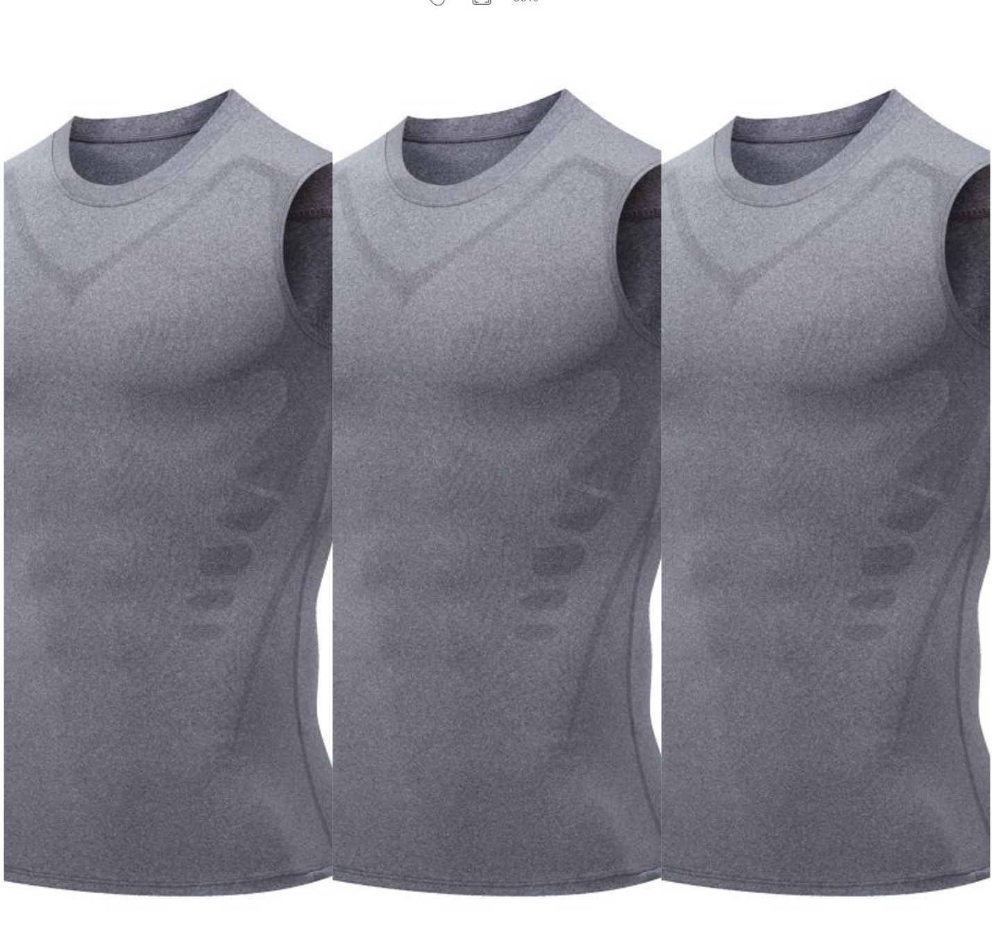 💪 Slimoly® Ion Shaping Vest – Kompresjon og kjøling – Shaping Ermeløs – Usynlig under klær 🕶️