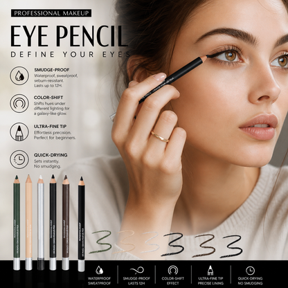 ⏳KJØP 1 FÅ 1 GRATIS!⏰Myk eyelinerblyant som kan gnies ut – Langvarig og uanstrengt blend