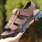 🔥49% DE DESCUENTO🔥Sandalias casuales de piel de alta calidad para hombre 【Antideslizantes, masaje de pies】
