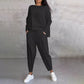 🎀Ett måste-ha modeplagg för din höst- och vintergarderob💕Damset i två delar: rundhalsad långärmad topp + byxor🧥 +👖