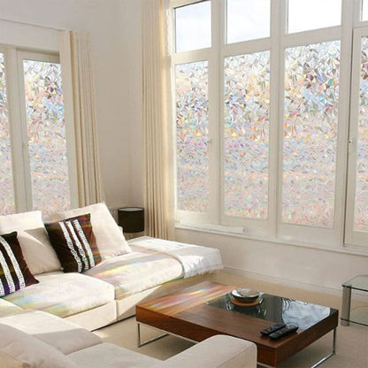 Fargerik glassfilm mot peep