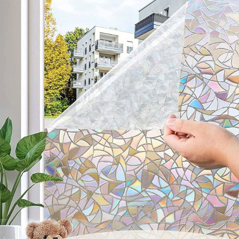 Fargerik glassfilm mot peep