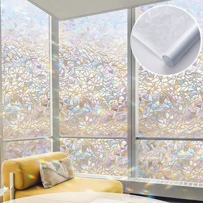 Fargerik glassfilm mot peep