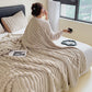 🍂Tidig höstrea – 50% rabatt🛏️ Tjock kaninfilt och mjölkig fleecefilt