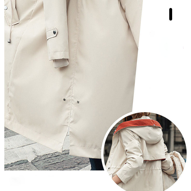 🎁Vinterfrakk med hette og pelskrage, casual parka for kvinner【Gratis levering】