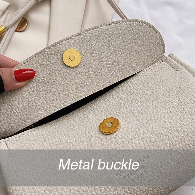 High end mote crossbody-veske for kvinner med elefantanheng