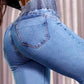 Hoch taillierte, dehnbare 💯💯 Flared Jeans