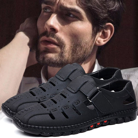 Modische Sandalen aus hohlem Leder👞✨Die weiche Sohle macht das Gehen zum Vergnügen