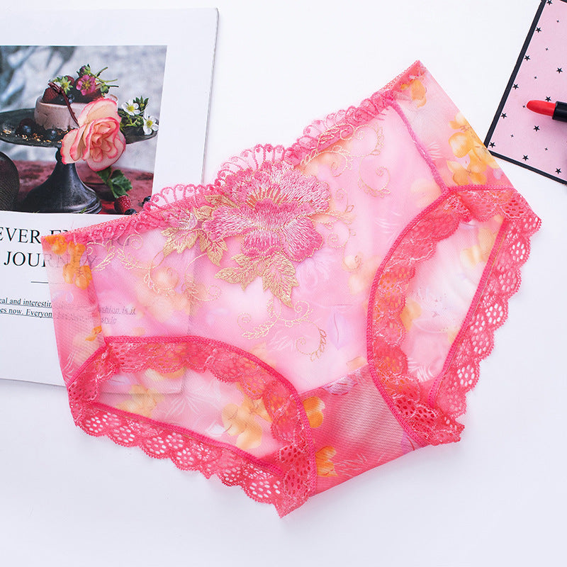 🌸KJØP 7 FÅ 7 GRATIS🌸 Antibakterielle bomullstruser med blonderbroderi