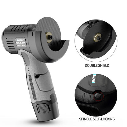 🔥Hot Sale🔥12V Mini Vinkelsliper med Skjæreskive