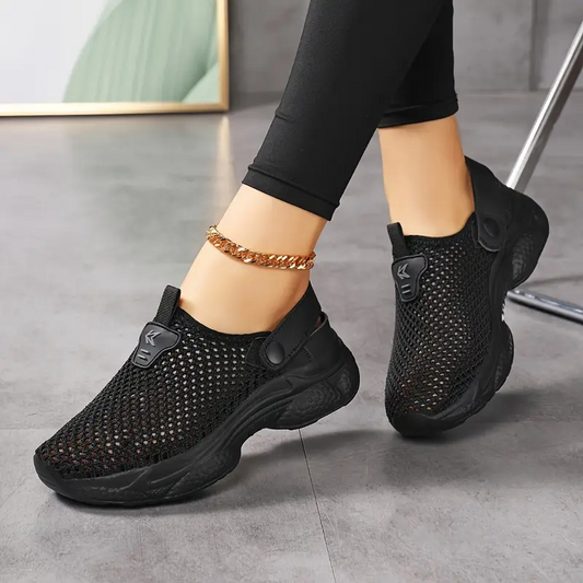 Atmungsaktive, rutschfeste und lässige orthopädische Damen-Sneaker