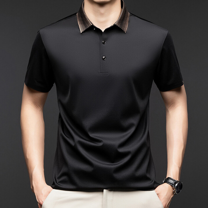 ✨Nueva llegada, gran oferta✨Polo con botones de algodón mercerizado de alta calidad para hombre