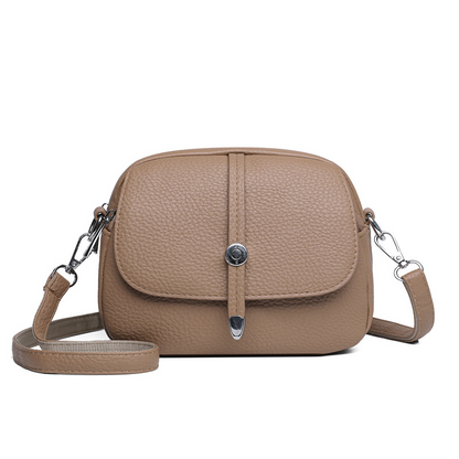 Ensfarget Lett Crossbody-veske for Kvinner