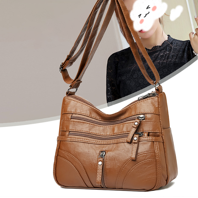 Moteriktig og allsidig crossbody-veske for damer