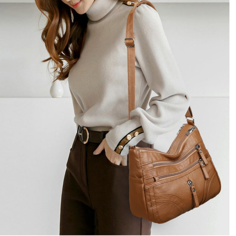Moteriktig og allsidig crossbody-veske for damer