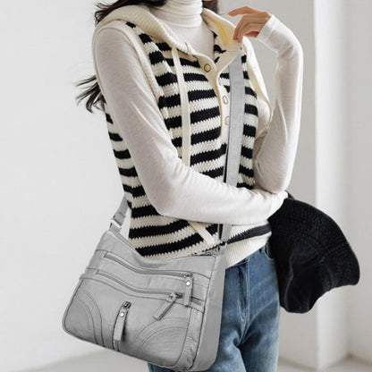 Moteriktig og allsidig crossbody-veske for damer