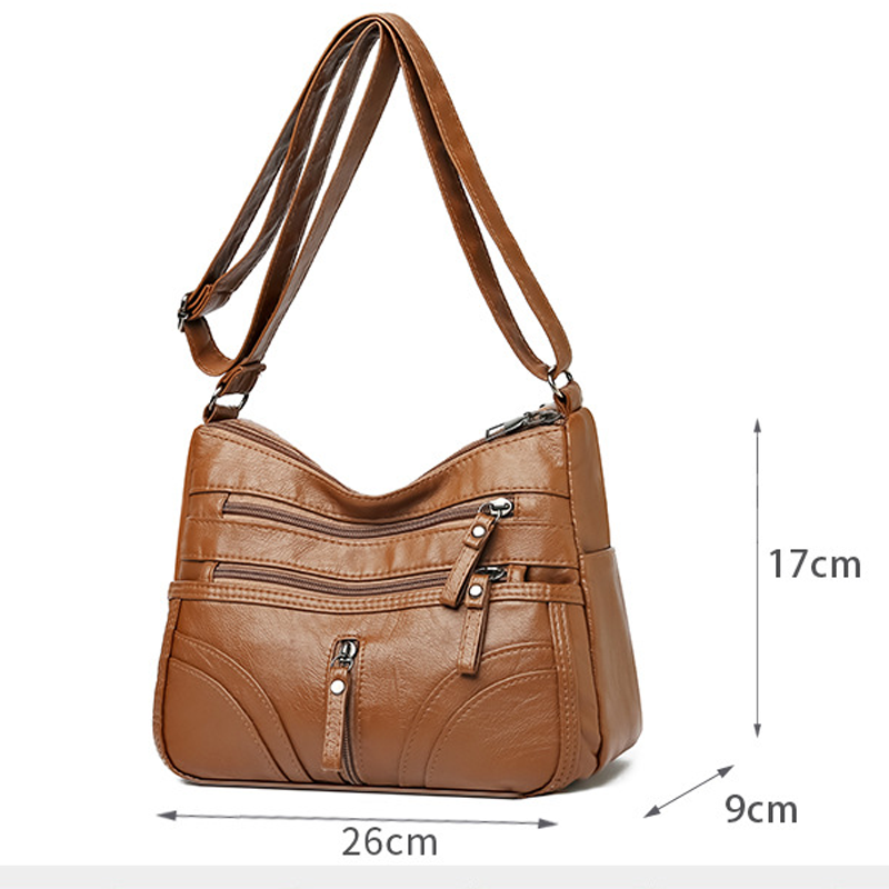 Moteriktig og allsidig crossbody-veske for damer