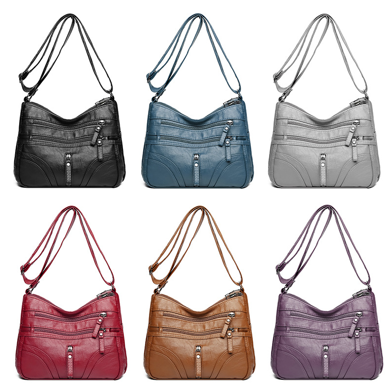 Moteriktig og allsidig crossbody-veske for damer