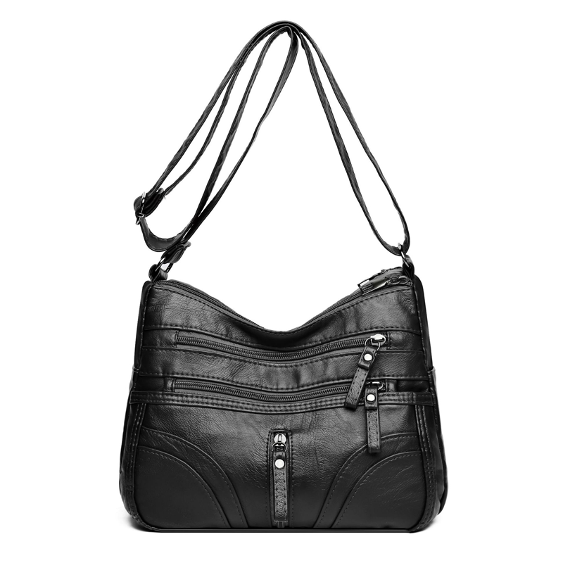Moteriktig og allsidig crossbody-veske for damer