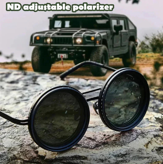🔥Begränsad tid 50% rabatt🔥Justerbara polariserade runda solglasögon