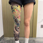 🔥De coolaste 🔥elastiska benärmarna med tatueringstryck år 2025