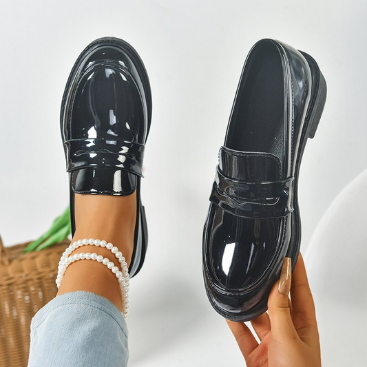 🔥Rea - Slutsåld 2 gånger🔥Klassiska slip-on loafers för kvinnor