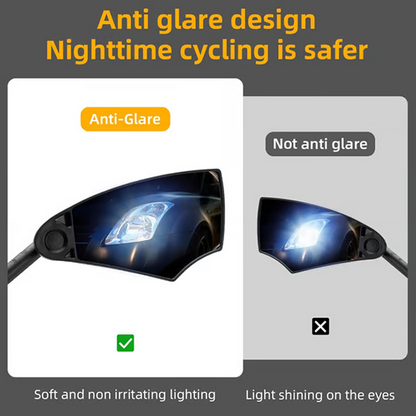 360° justerbart sykkel speil til styret