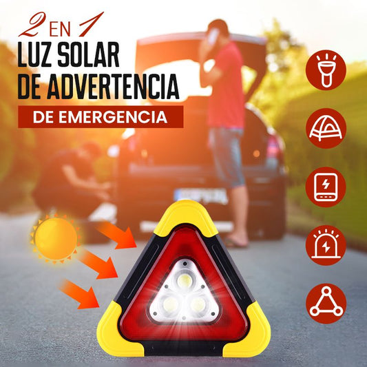 🔥Venta caliente de nuevos productos🔥2 En 1 Luz Solar De Advertencia De Emergencia