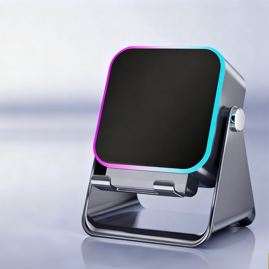 🔥Oferta especial 2025🔥Altavoz Bluetooth Inalámbrico 5 en 1 con Carga Inductiva y Soporte Ajustable para Teléfono