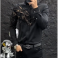 🔥Oferta especial 2025🔥 Camisa estampada de corte entallado para hombre: ¡llama la atención de todas las miradas!