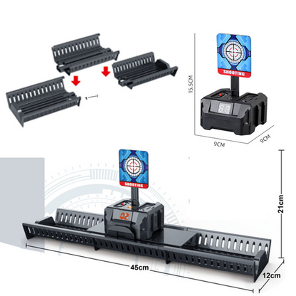 🔥Oferta especial 2025🔥 Juego de tiro al blanco eléctrico con reinicio automático y riel móvil