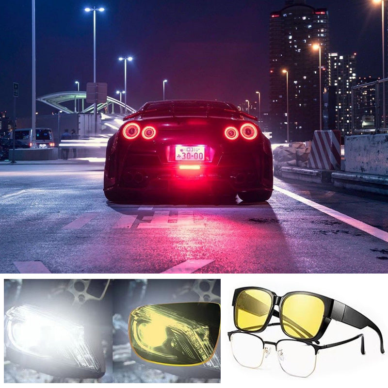 😎Kjørebriller Polarisierte UV-Schutz-Sonnenbrille mit doppeltem Verwendungszweck✨