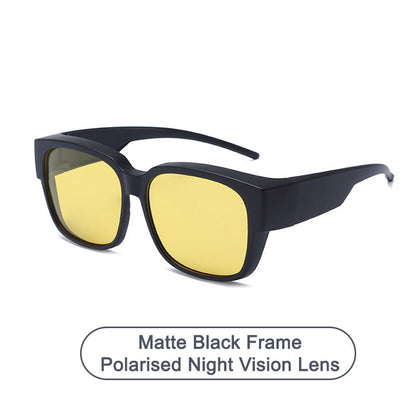 😎Kjørebriller Polarisierte UV-Schutz-Sonnenbrille mit doppeltem Verwendungszweck✨