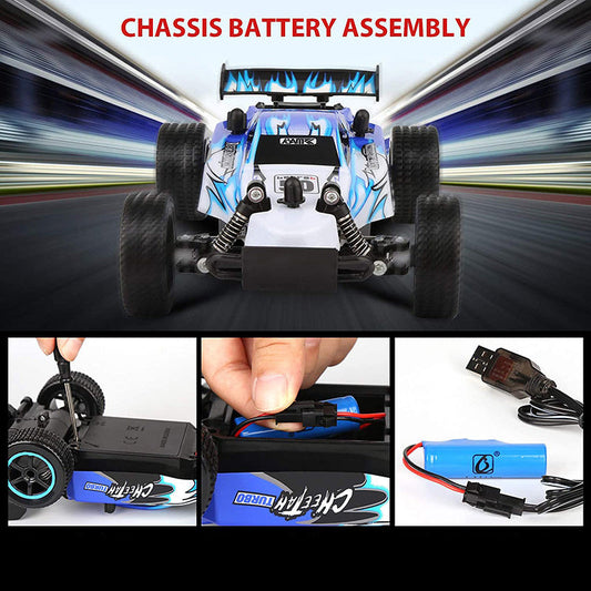 ⏳Hot Sale - 50% Off🔥Children's 2.4GHz Off-Road RC Racing Car✨Control preciso✨