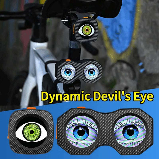 🔥 ¡55% DE DESCUENTO! 🚴‍♂️✨ Luz Trasera Dinámica de Bicicleta Devil's Eye – Seguridad y estilo en tu viaje nocturno 🚨💡