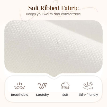 🔥 50 % RABATT! ✨Strikket damekjole med lange ermer og sjalhals – Myk, elegant og klar for alle dagene i sensommeren