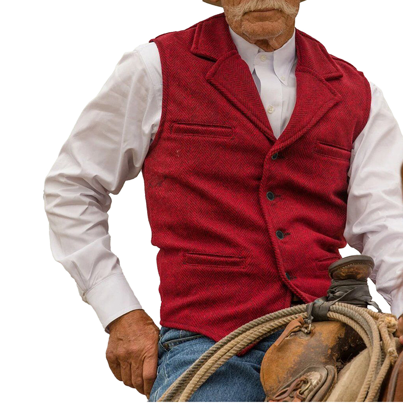 Slim Fit casual businessvest for menn