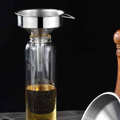 ⏰🔥Tidsbegrenset tilbud! 🍳Kjøkkentrakt i rustfritt stål – slitesterk, enkel å bruke og ideell for matlaging, baking og oppbevaring.✨🧑‍🍳