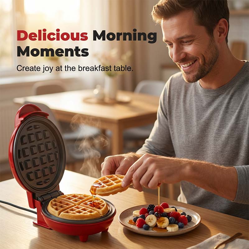 Mini vaffeljern for koselige morgener
