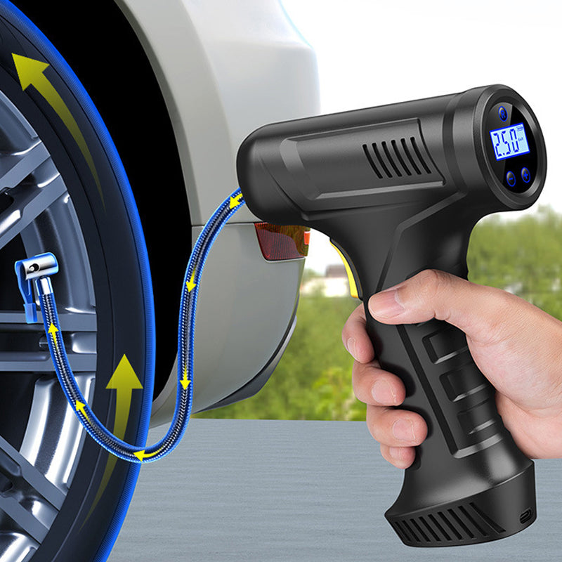 ⏰🔥 Tidsbegrenset rabatt! 🚗 Bærbar trådløs luftpumpe – Rask og praktisk: Det perfekte valget for biler, sykler og mer! 💨✨