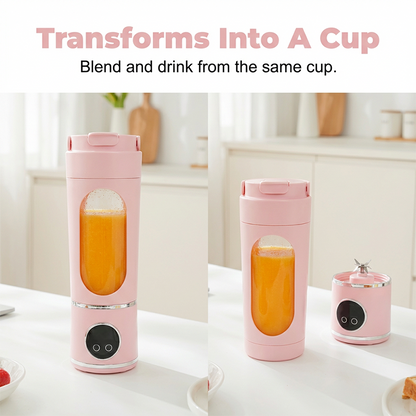 ⏰🔥Tidsbegrenset tilbud! 🍓💨 Bærbar USB-oppladbar blender – Lag deilige smoothies når som helst, hvor som helst ✨🥤