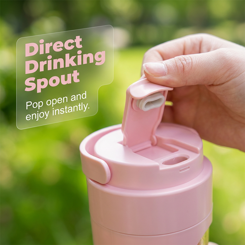 ⏰🔥Tidsbegrenset tilbud! 🍓💨 Bærbar USB-oppladbar blender – Lag deilige smoothies når som helst, hvor som helst ✨🥤