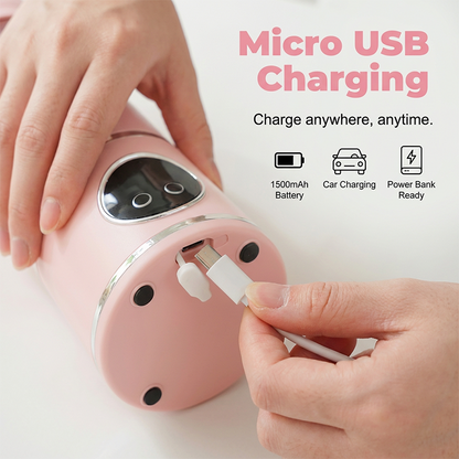 ⏰🔥Tidsbegrenset tilbud! 🍓💨 Bærbar USB-oppladbar blender – Lag deilige smoothies når som helst, hvor som helst ✨🥤