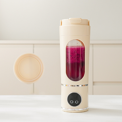 ⏰🔥Tidsbegrenset tilbud! 🍓💨 Bærbar USB-oppladbar blender – Lag deilige smoothies når som helst, hvor som helst ✨🥤