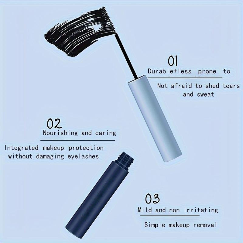 ⏰🔥Begrenset tidsrabatt! 💖 Vanntett forlengende og krøllende mascara — Volumgivende, langvarig og flekkfri ✨
