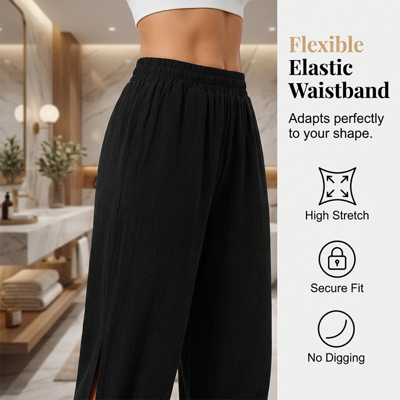 📢📢50% RABATT !! ⏰Capri-bukser for damer med elastisk linning til fritidsbruk