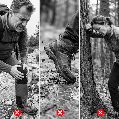 ⛰️ BEGRENSET TID 50% RABATT! ✨ Justerbar turstav i aluminiumslegering – Slitesterk, støtdempende, lett 🌲
