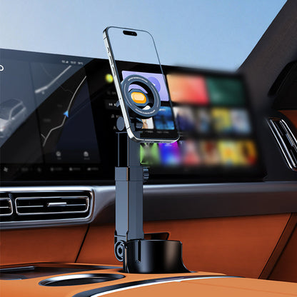 🚗 50% RABATT – Bilkoppholder telefonfeste – N52 magnet – 360° justerbar – én-hånds betjening