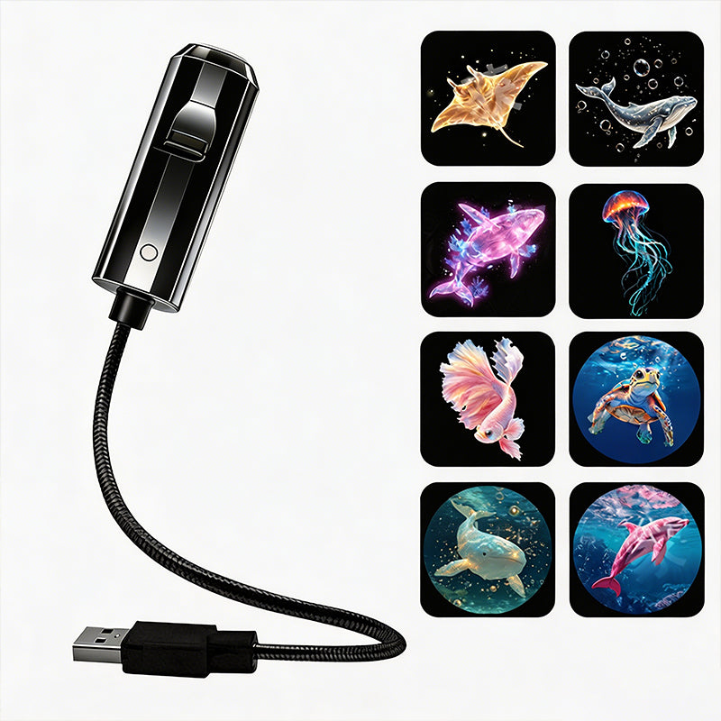 Plug-and-Play HD Galaxy & Ocean Projektor Nattlys 🥳55 000+ fornøyde brukere